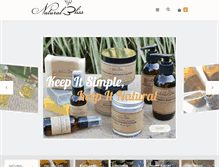 Tablet Screenshot of mynaturalbliss.com
